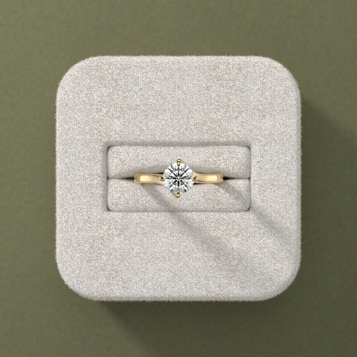 New-Entwine №1 Round 1ct 18YG