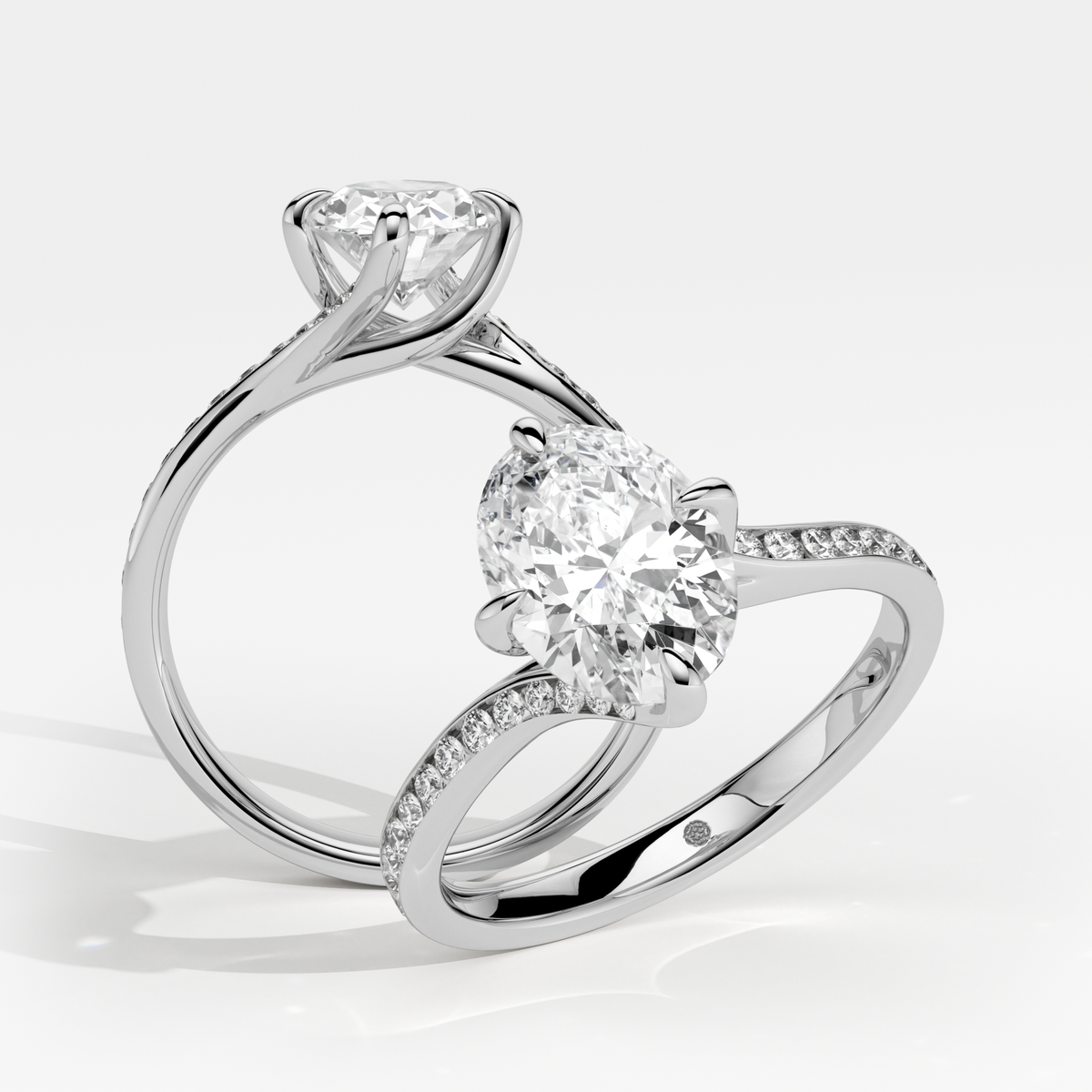 New-Entwine №2 Oval 1.50ct PL