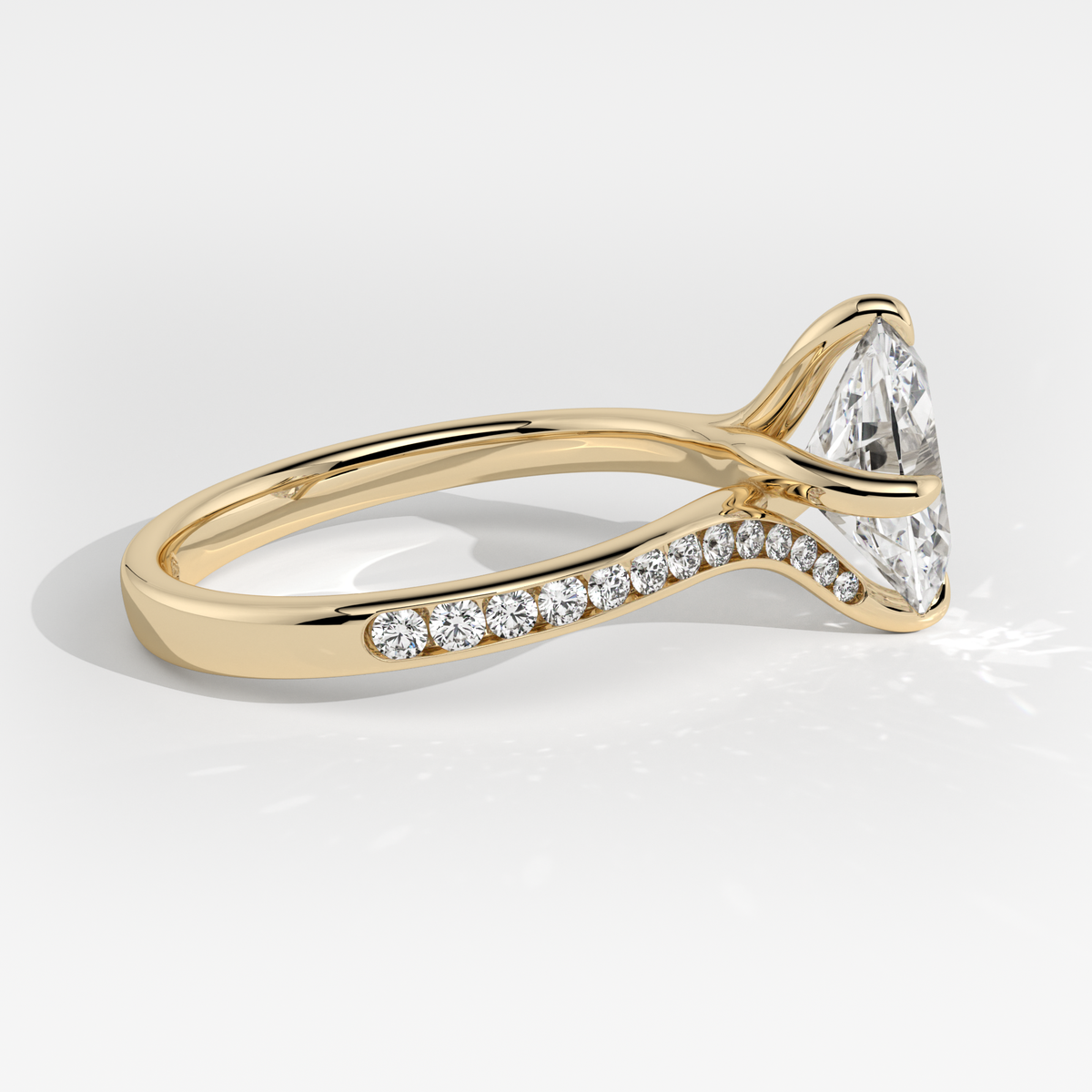 New-Entwine №2 Oval 1.50ct 18YG