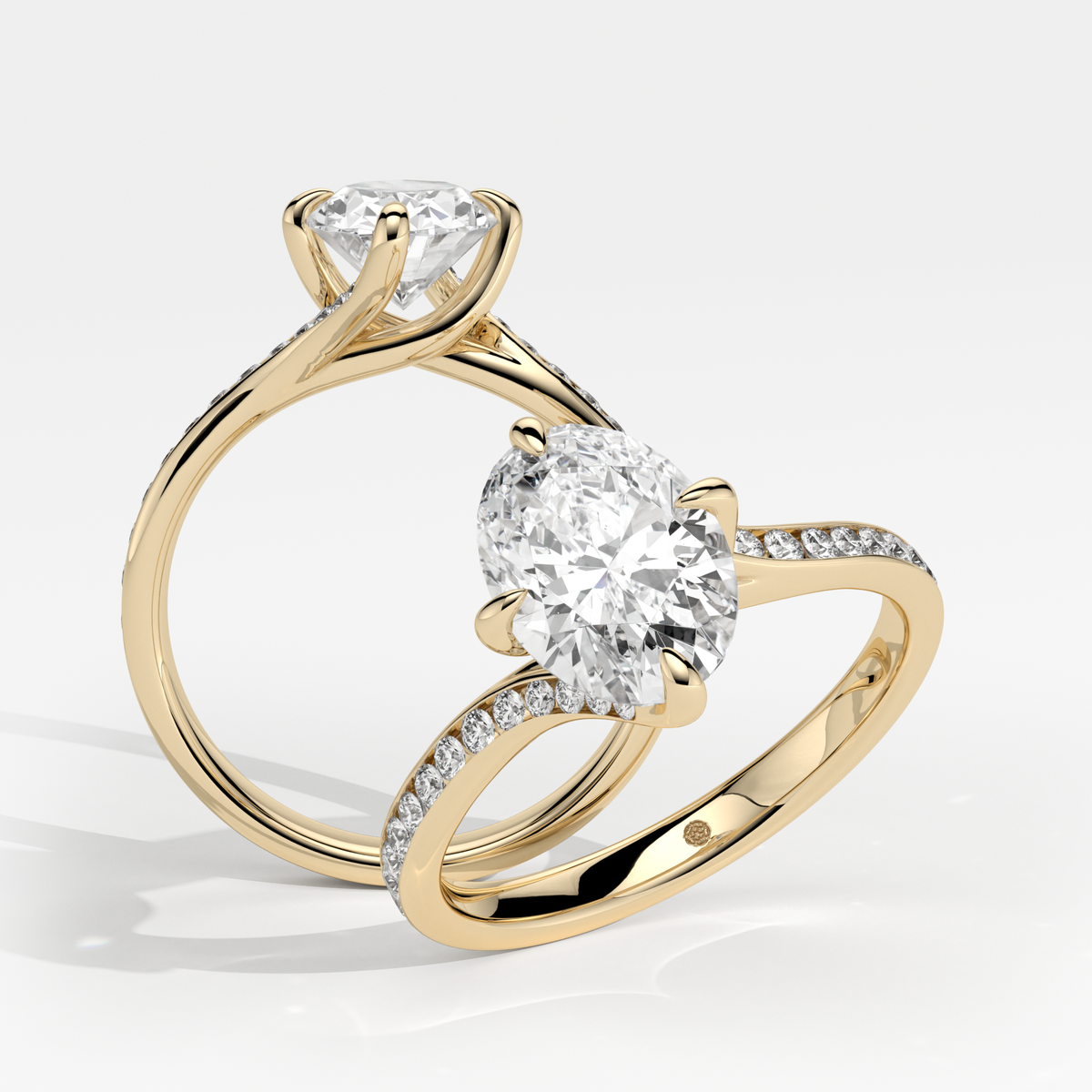 New-Entwine №2 Oval 1.50ct 18YG