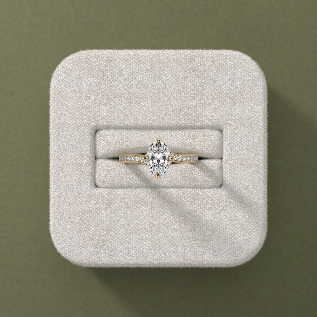 New-Entwine №2 Oval 1ct 18YG