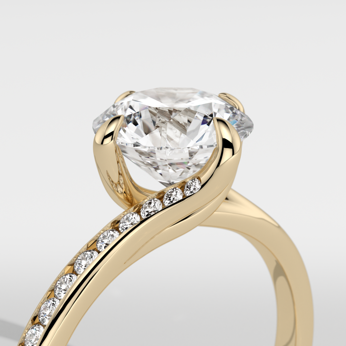 New-Entwine №2 Round 1.50ct 18YG