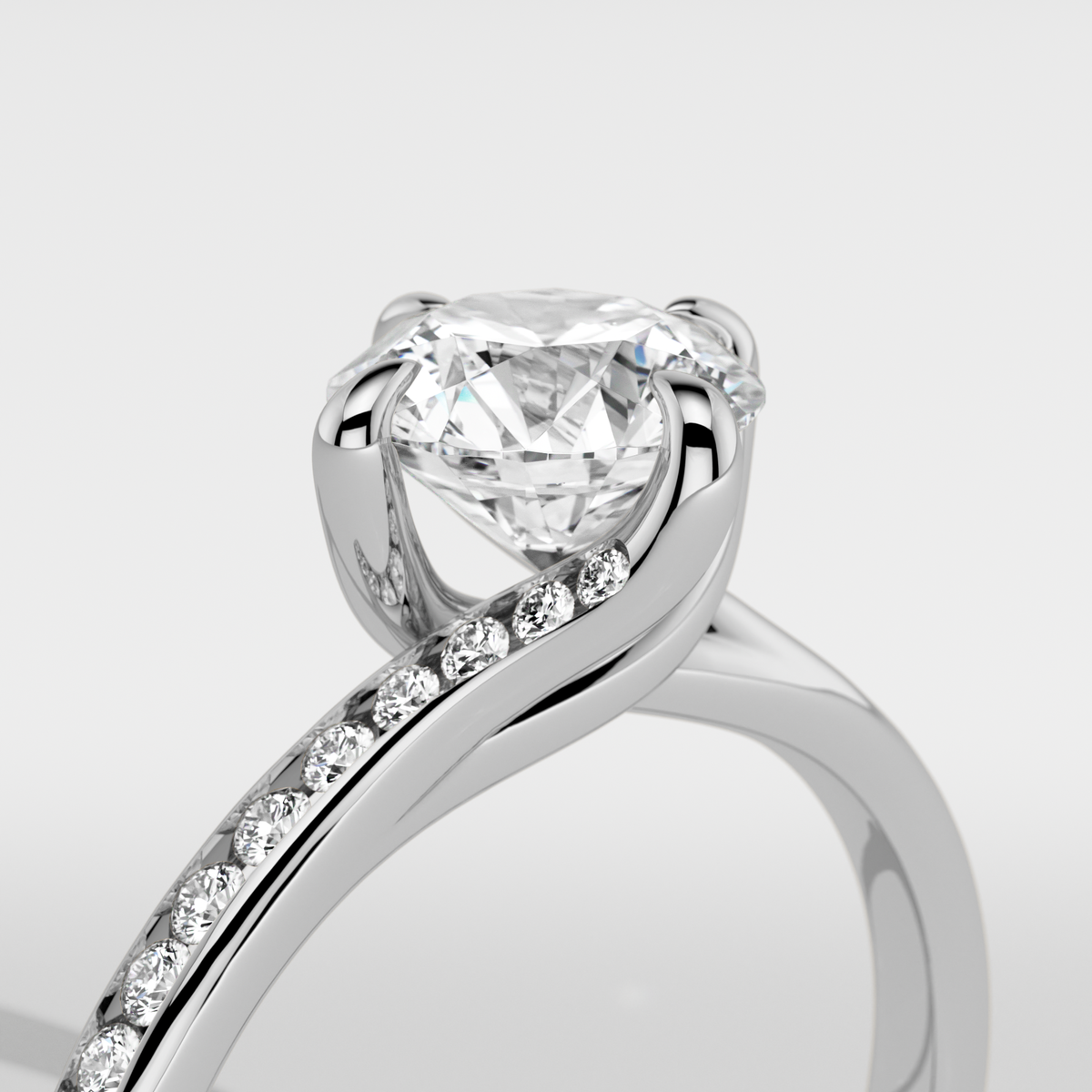 New-Entwine №2 Round 1ct PL