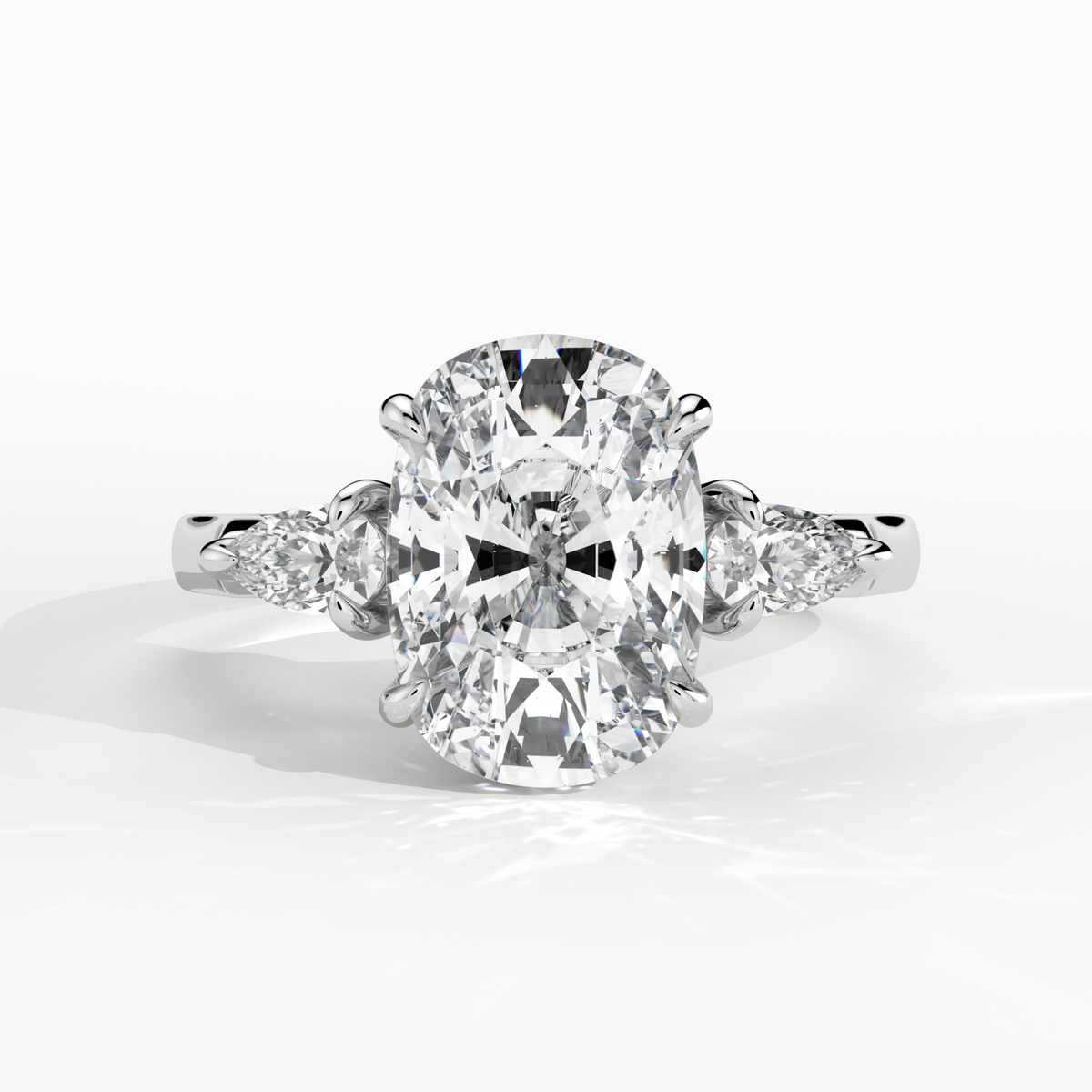 New-Hazel Cushion 3ct PL