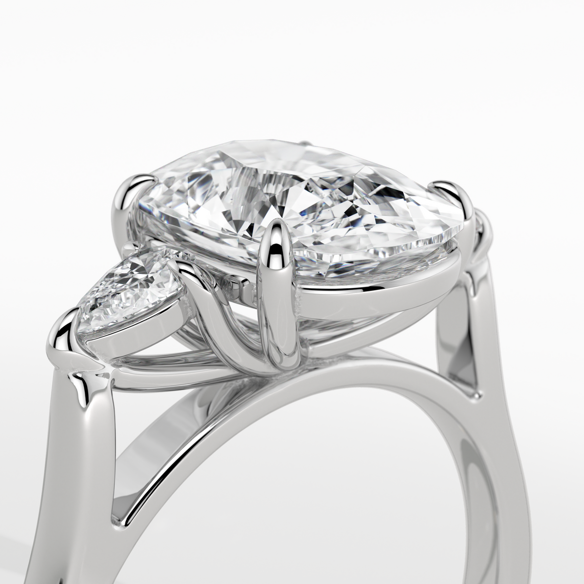 New-Hazel Cushion 3ct PL