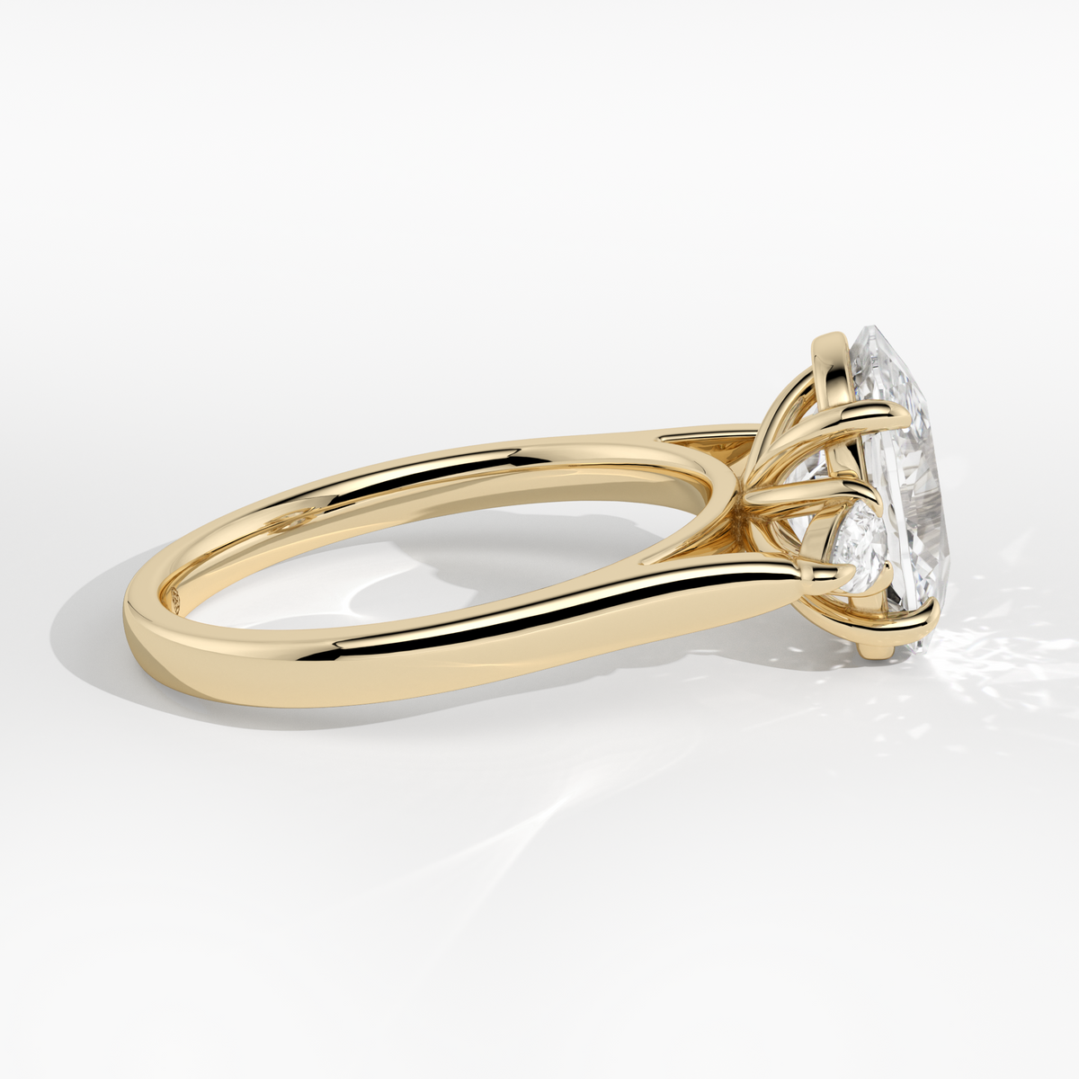 New-Hazel Cushion 3ct 18YG