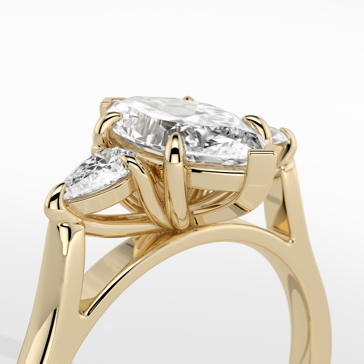 New-Hazel Marqiuse 1ct 18YG