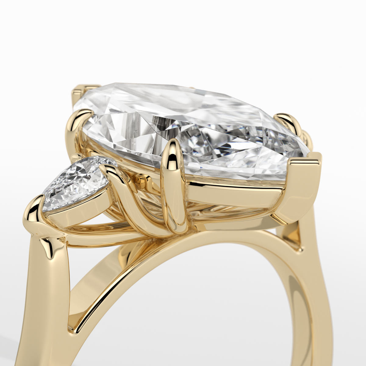 New-Hazel Marqiuse 3ct 18YG