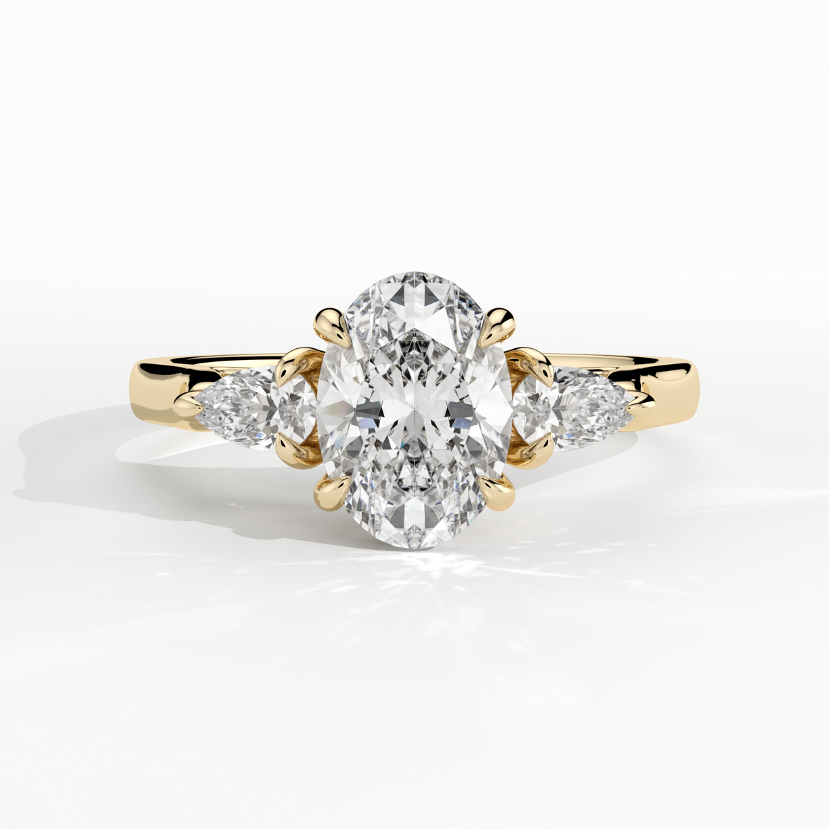 New-Hazel Oval 1ct 18YG
