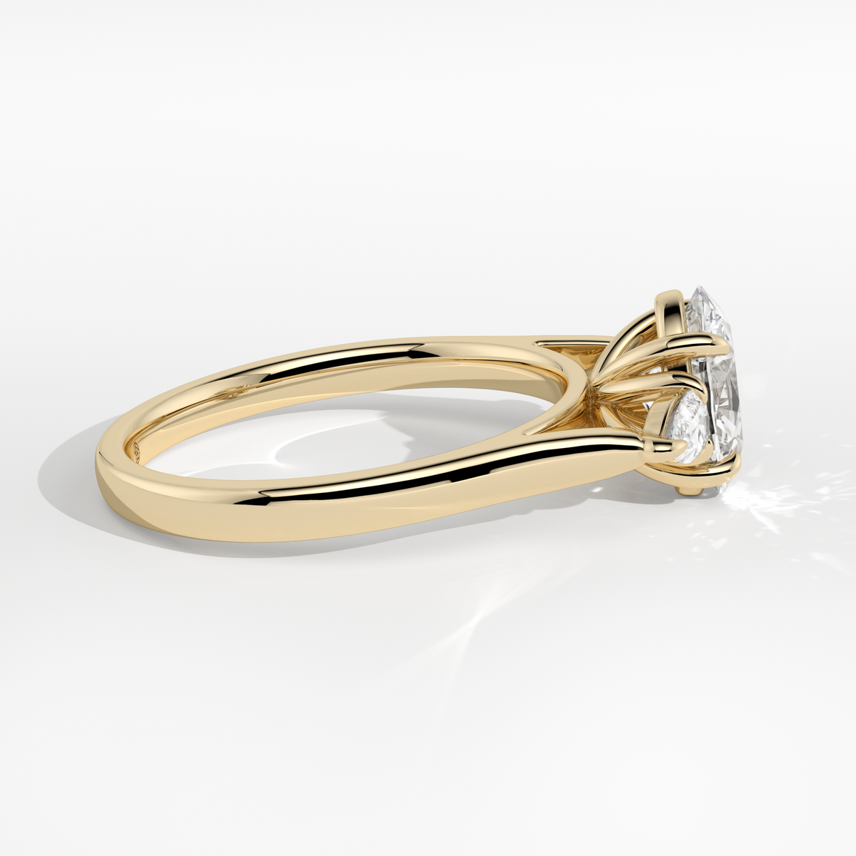 New-Hazel Oval 1ct 18YG