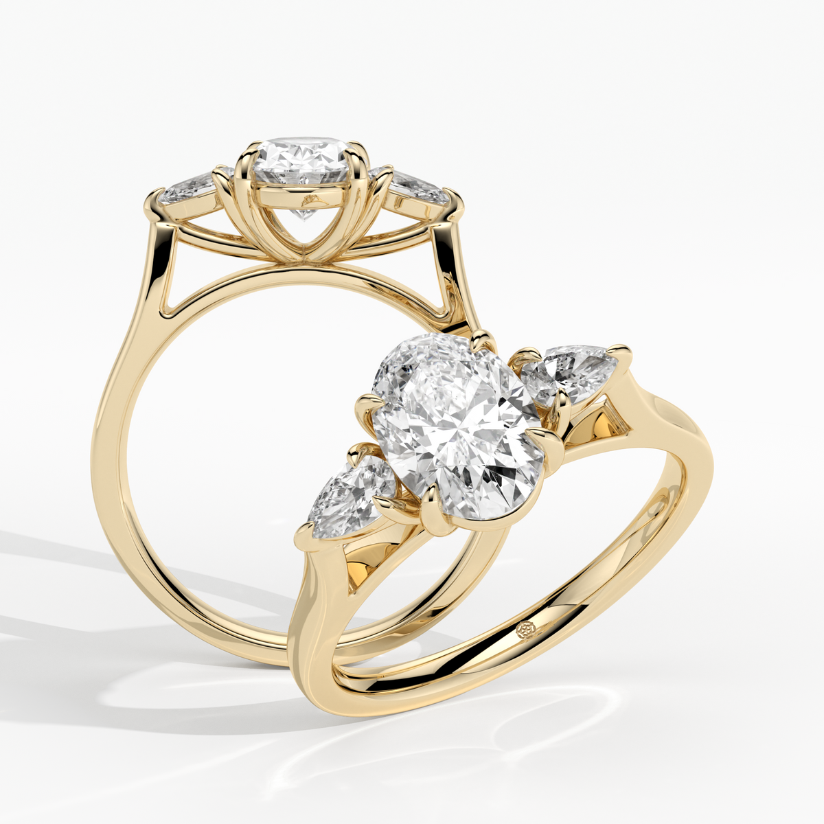 New-Hazel Oval 1ct 18YG