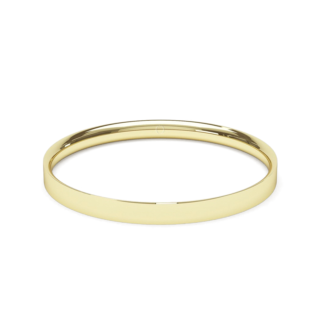 2mm Flat Court Platinum Wedding Ring