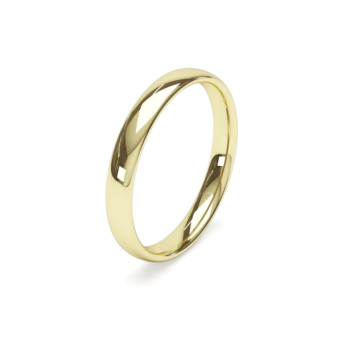 3mm Classic Court Platinum Wedding Ring