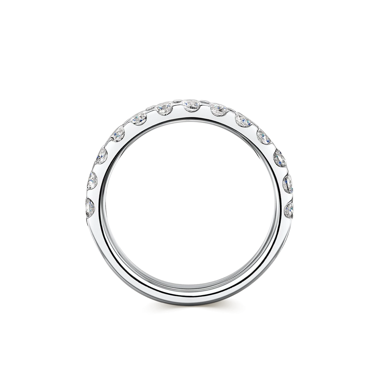 1.00ct Precision Half Set Diamond Ring