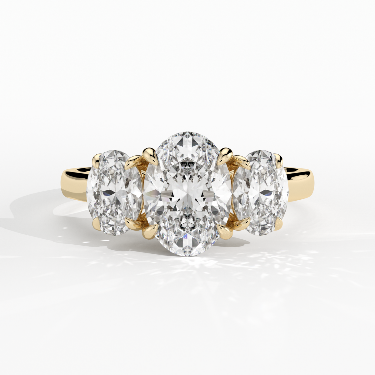 New-Orion Oval 1ct 18YG