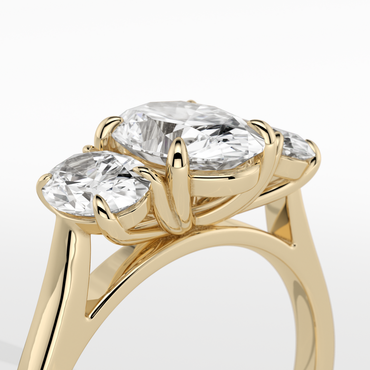 New-Orion Oval 1ct 18YG