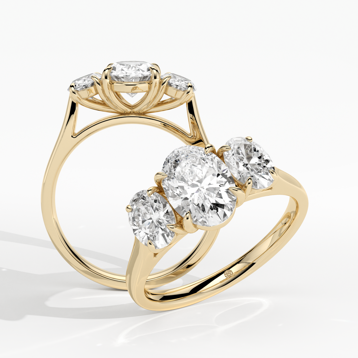 New-Orion Oval 1ct 18YG