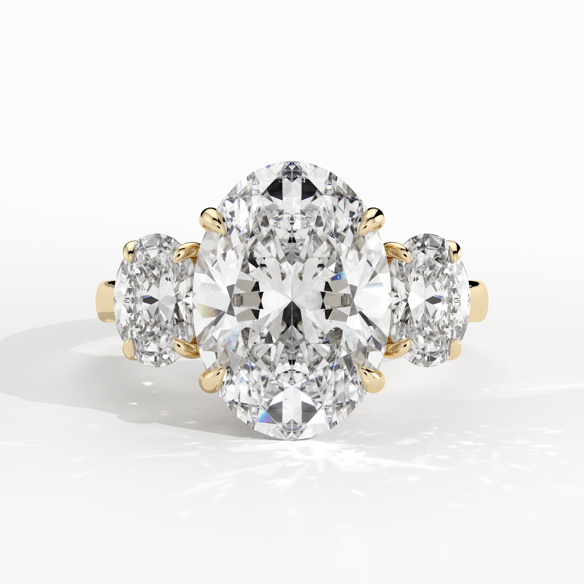 New-Orion Oval 3ct 18YG