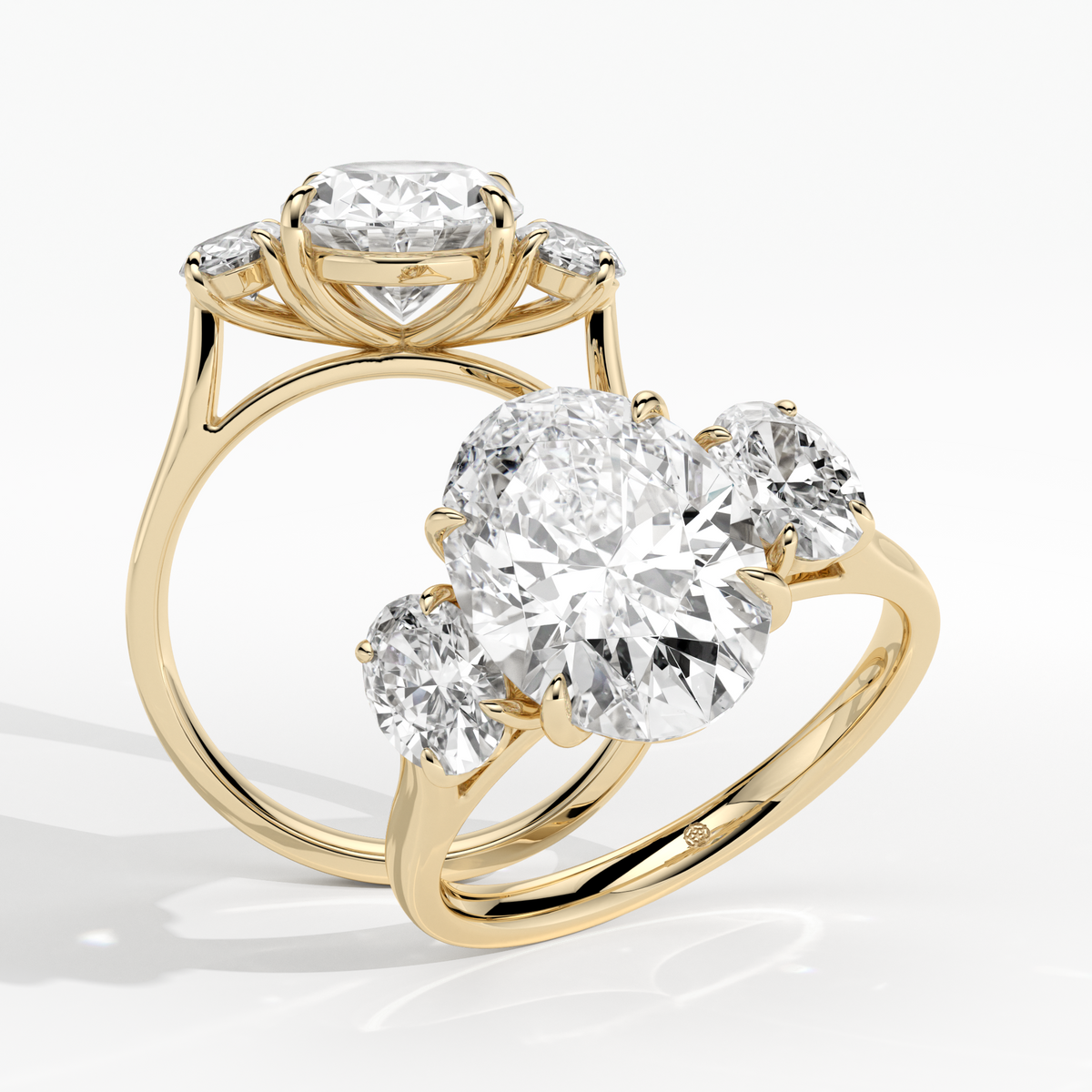 New-Orion Oval 3ct 18YG