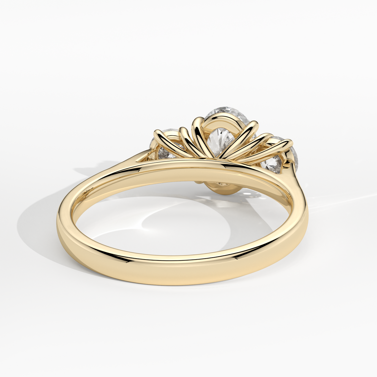 New-Solace Oval 1ct 18YG