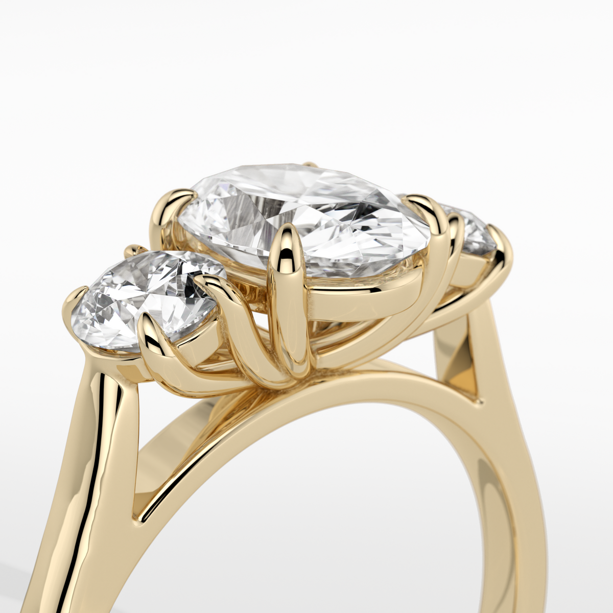 New-Solace Oval 1ct 18YG