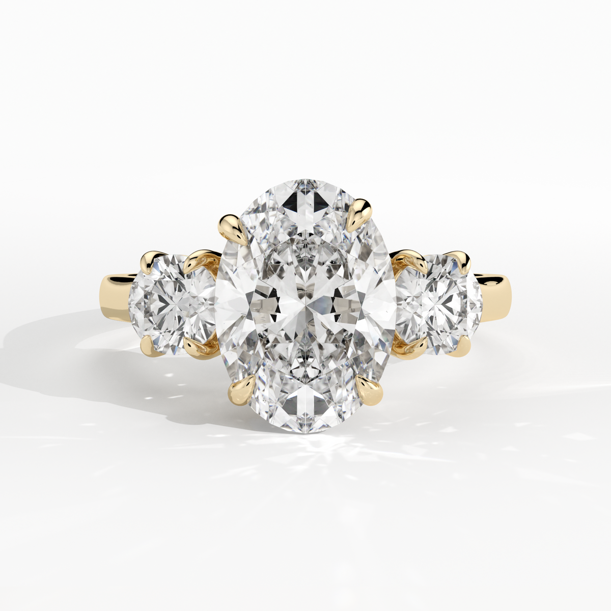 New-Solace Oval 2ct 18YG