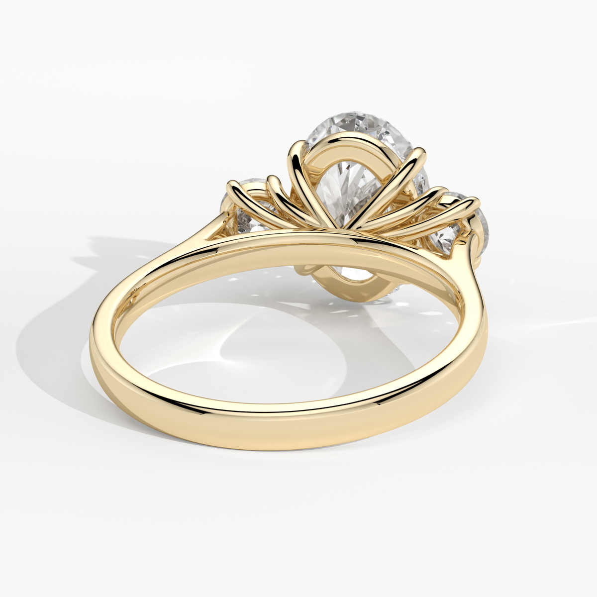 New-Solace Oval 3ct 18YG