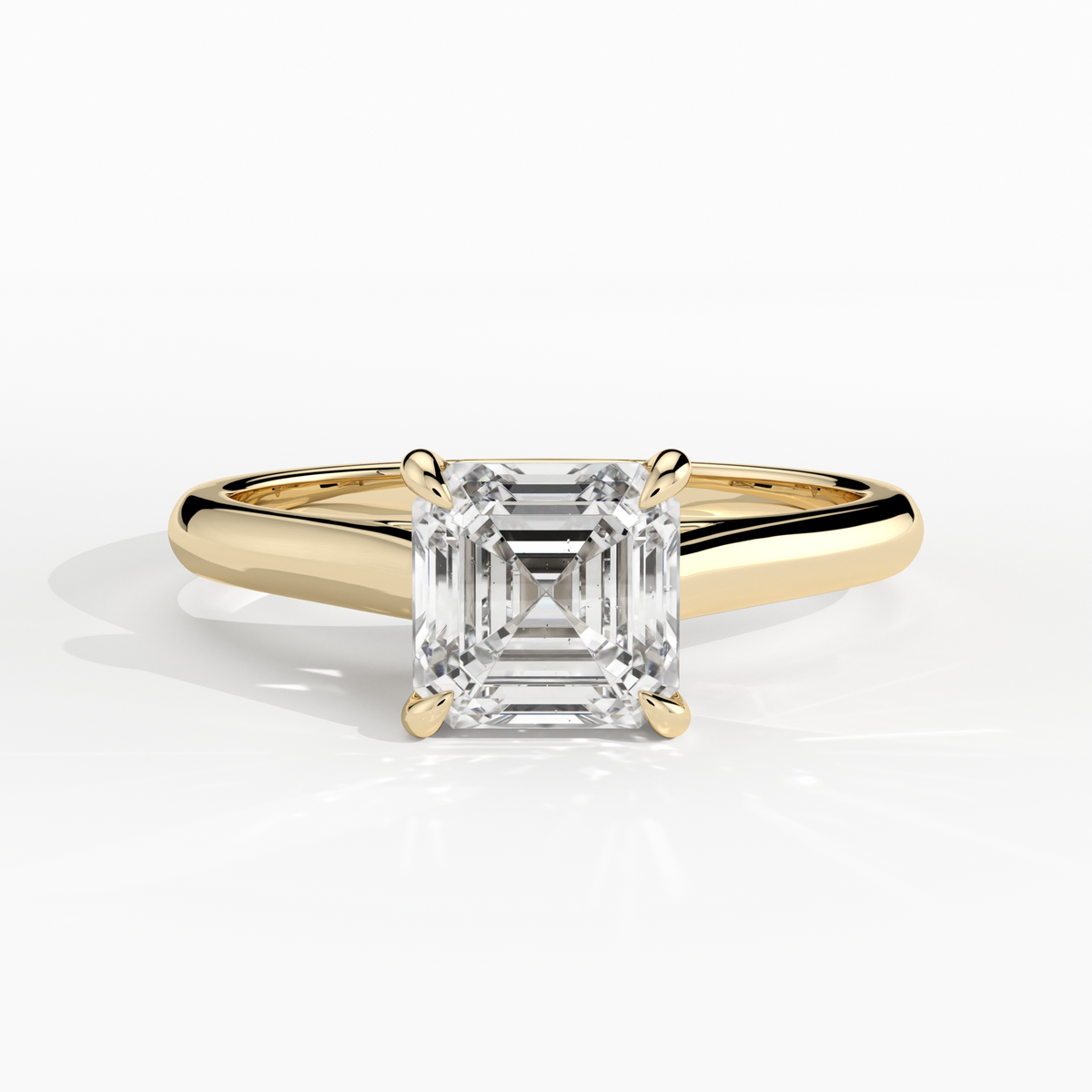 New-Adore Asscher 1ct YG