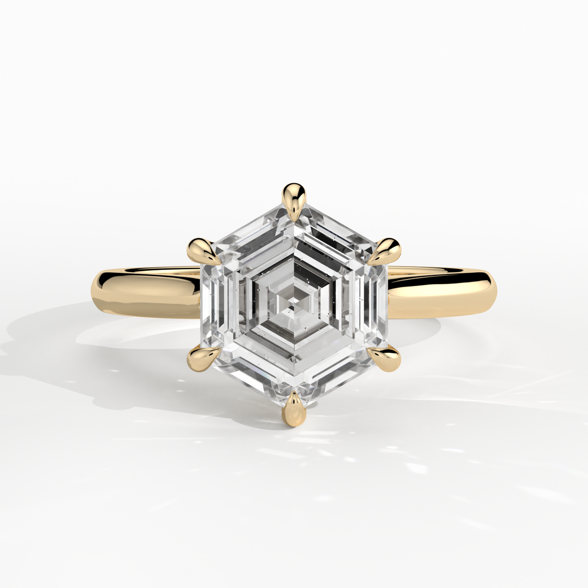 New-Adore Hexagonal 2ct YG