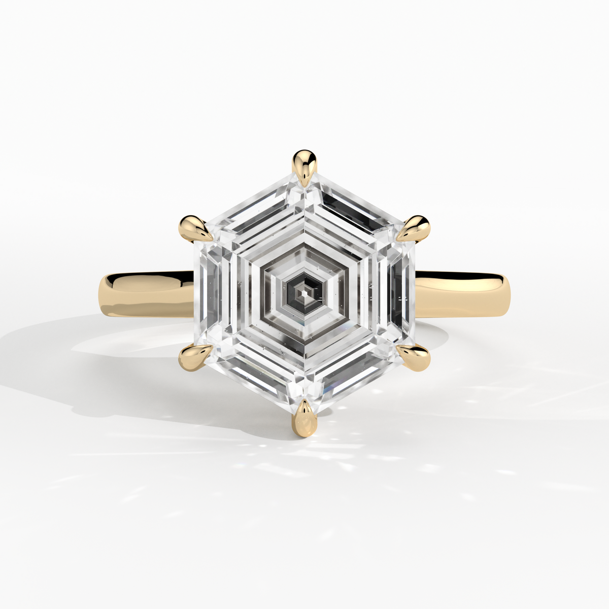 New-Adore Hexagonal 3ct YG