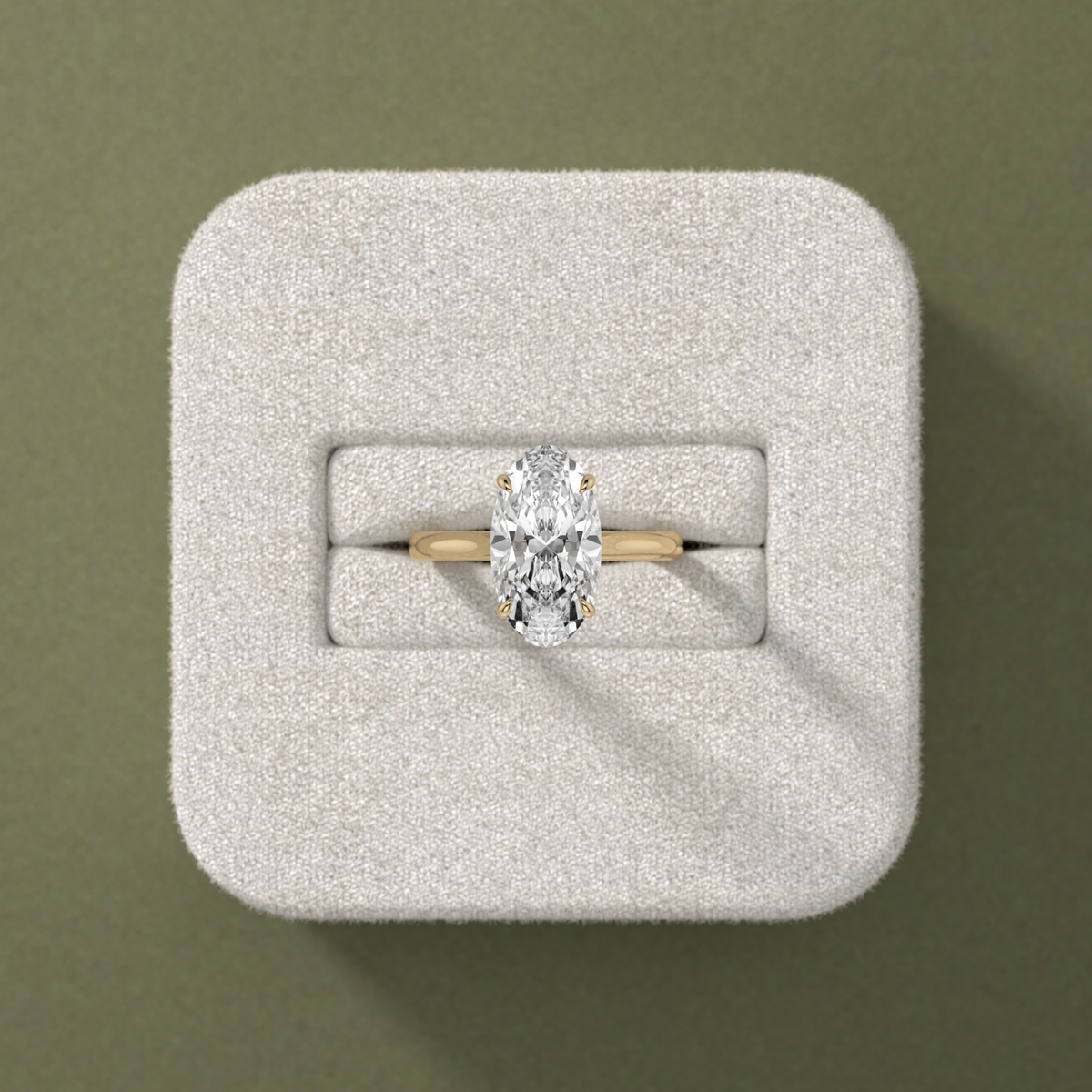 New-Adore Moval 3ct 18YG