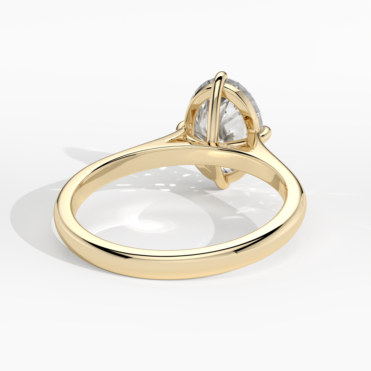 New-Adore Oval 2ct 18YG Compass