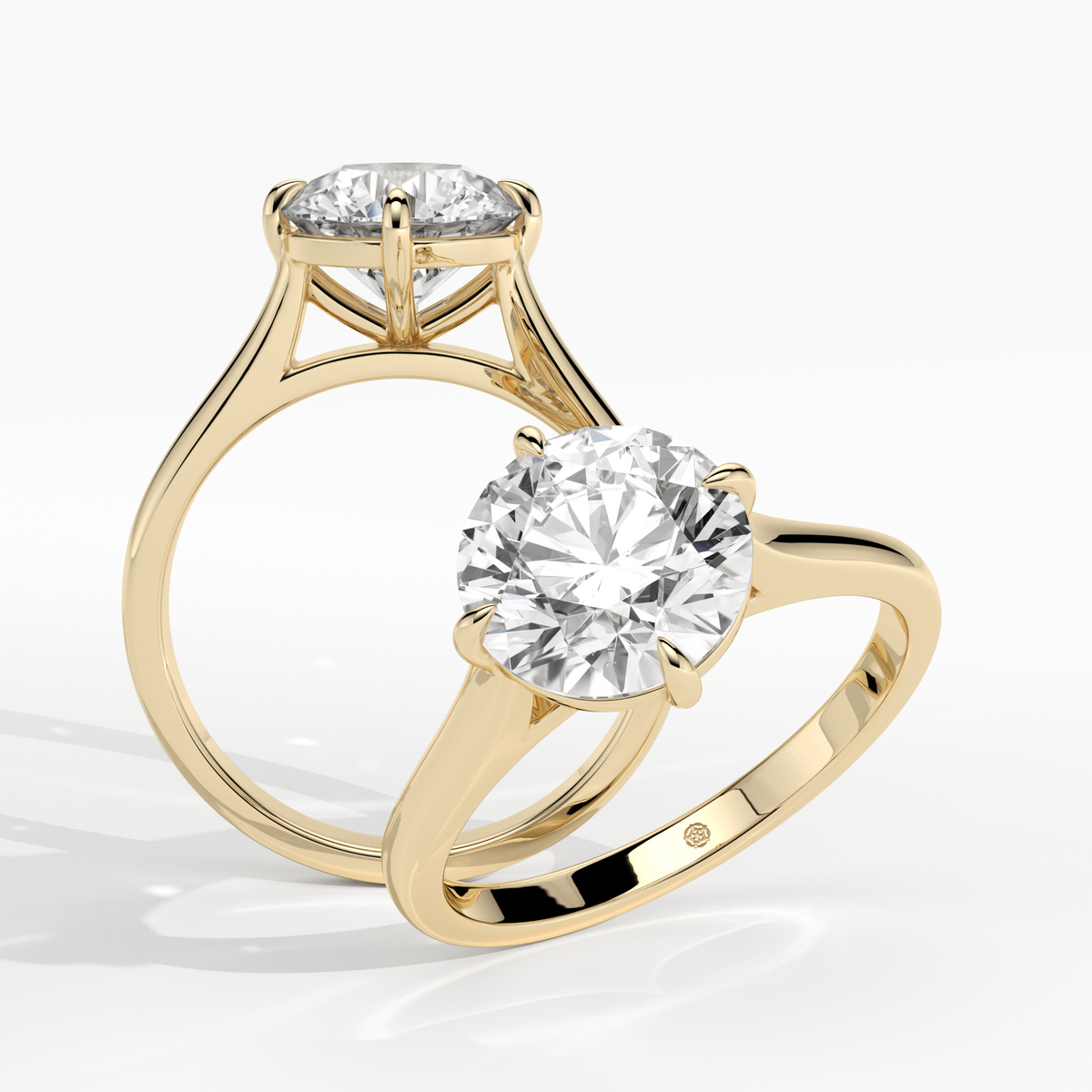 New-Adore Round 2ct 18YG Compass
