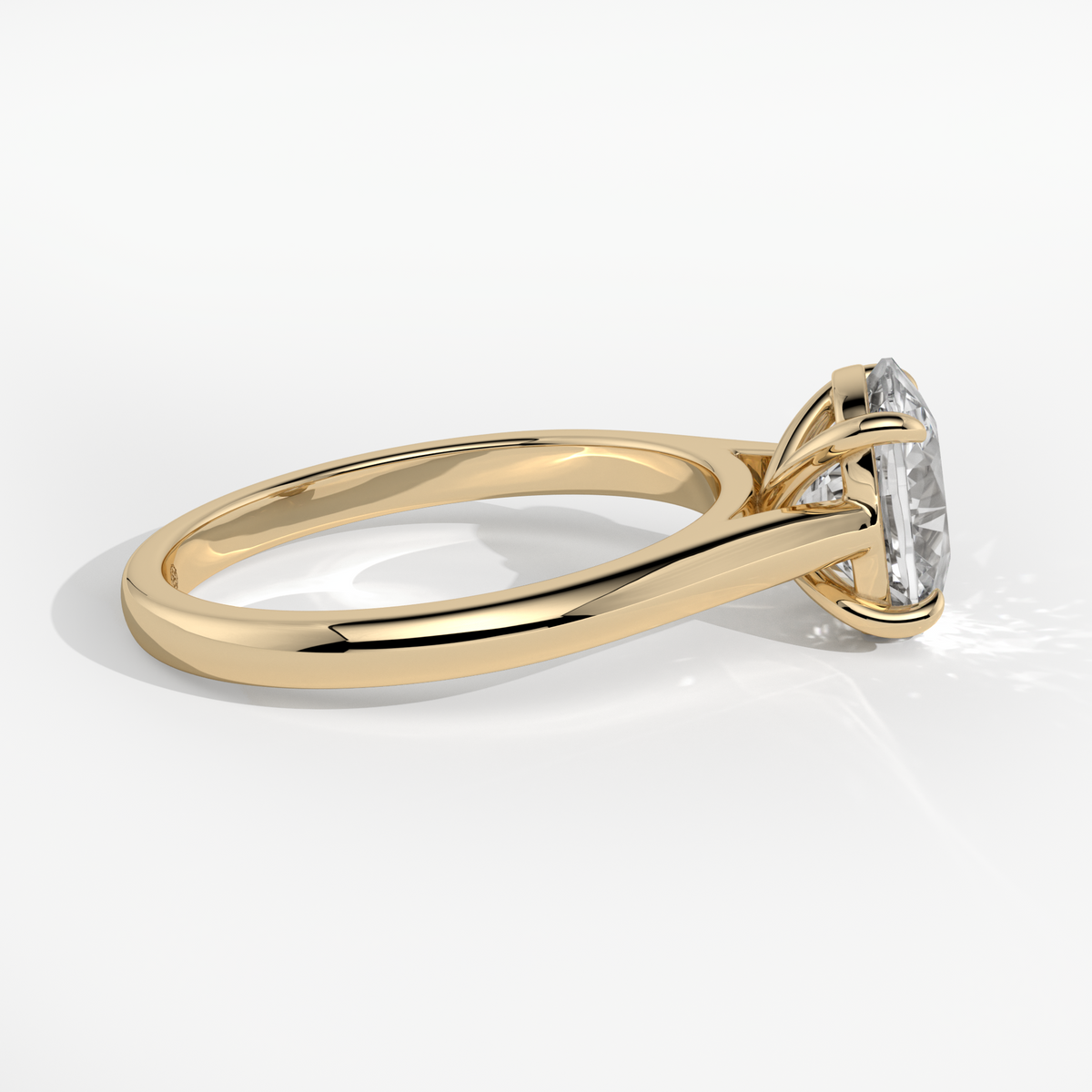 New-Adore Cushion 2ct 18YG