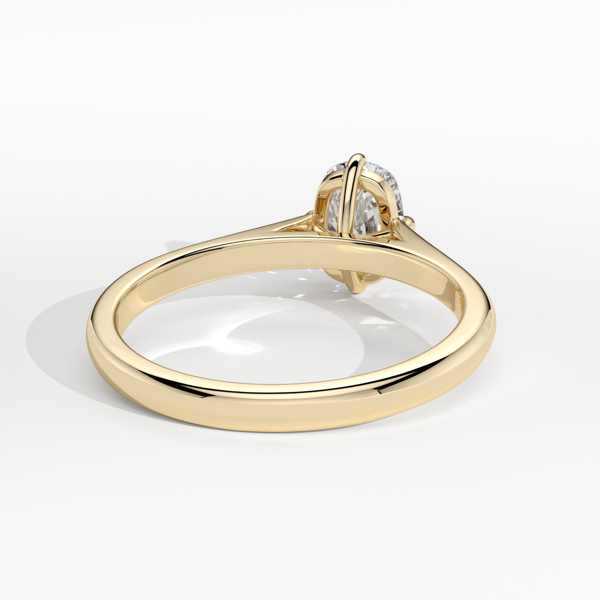 New-Adore Cushion 1ct 18YG Compass