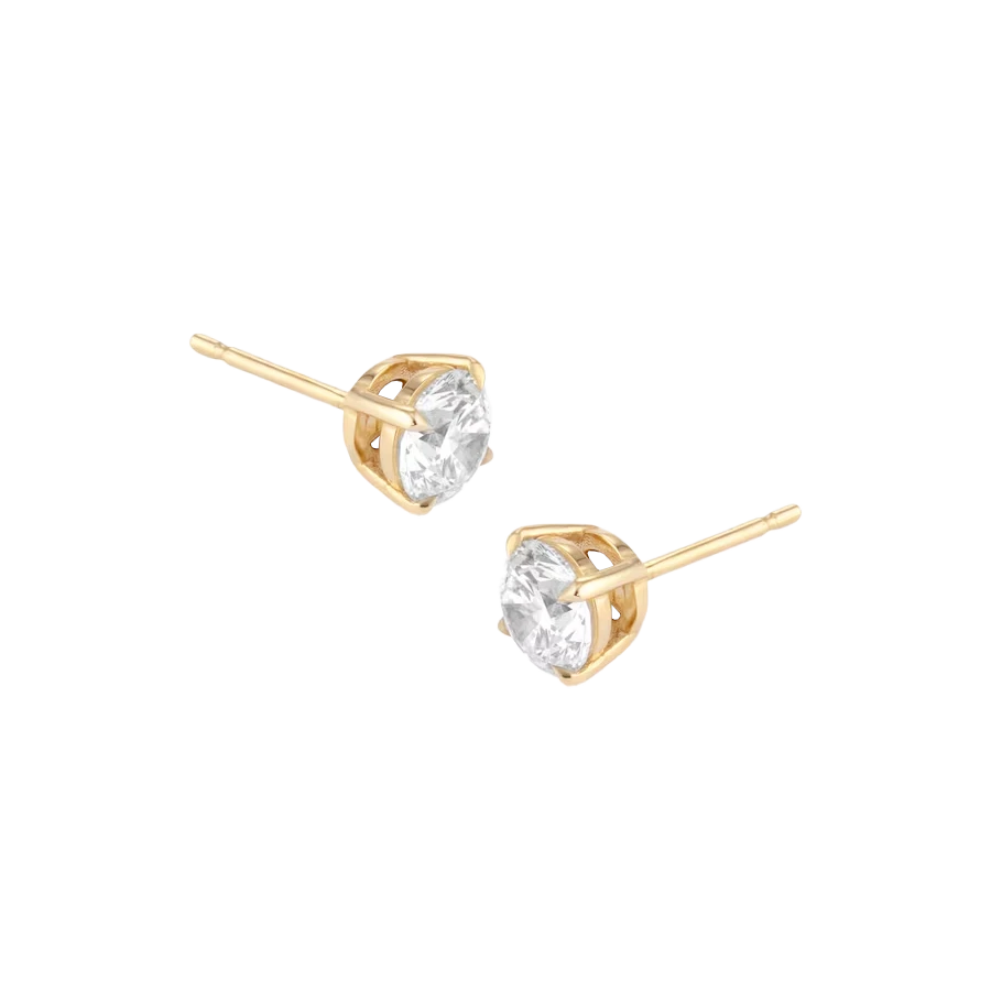 Adore Diamond Stud Earrings • 18ct Yellow Gold