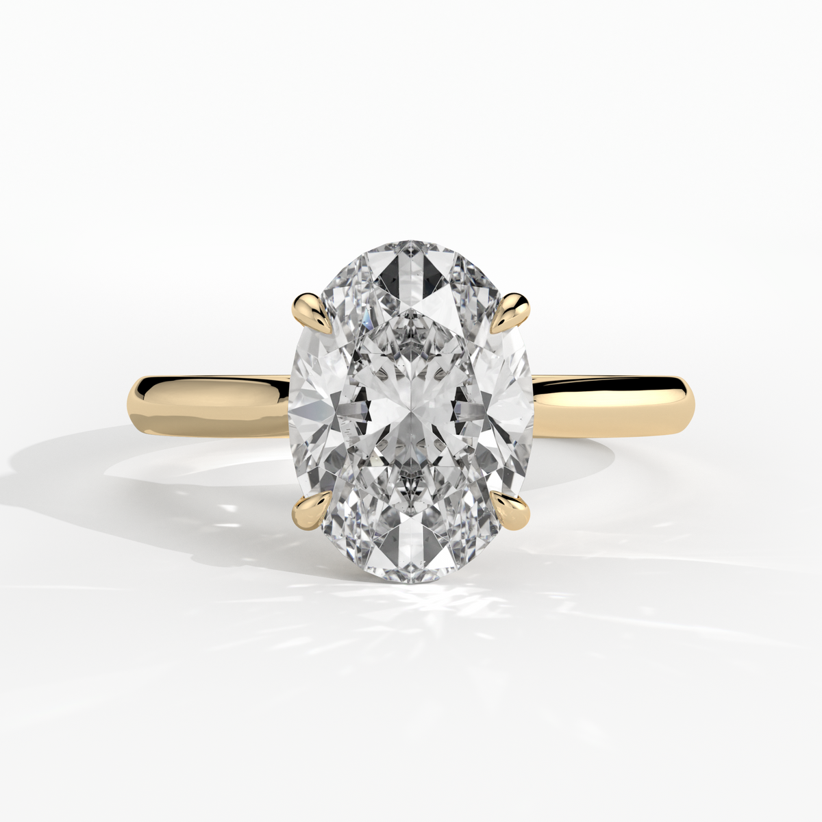 New-Adore Oval 2ct 18YG