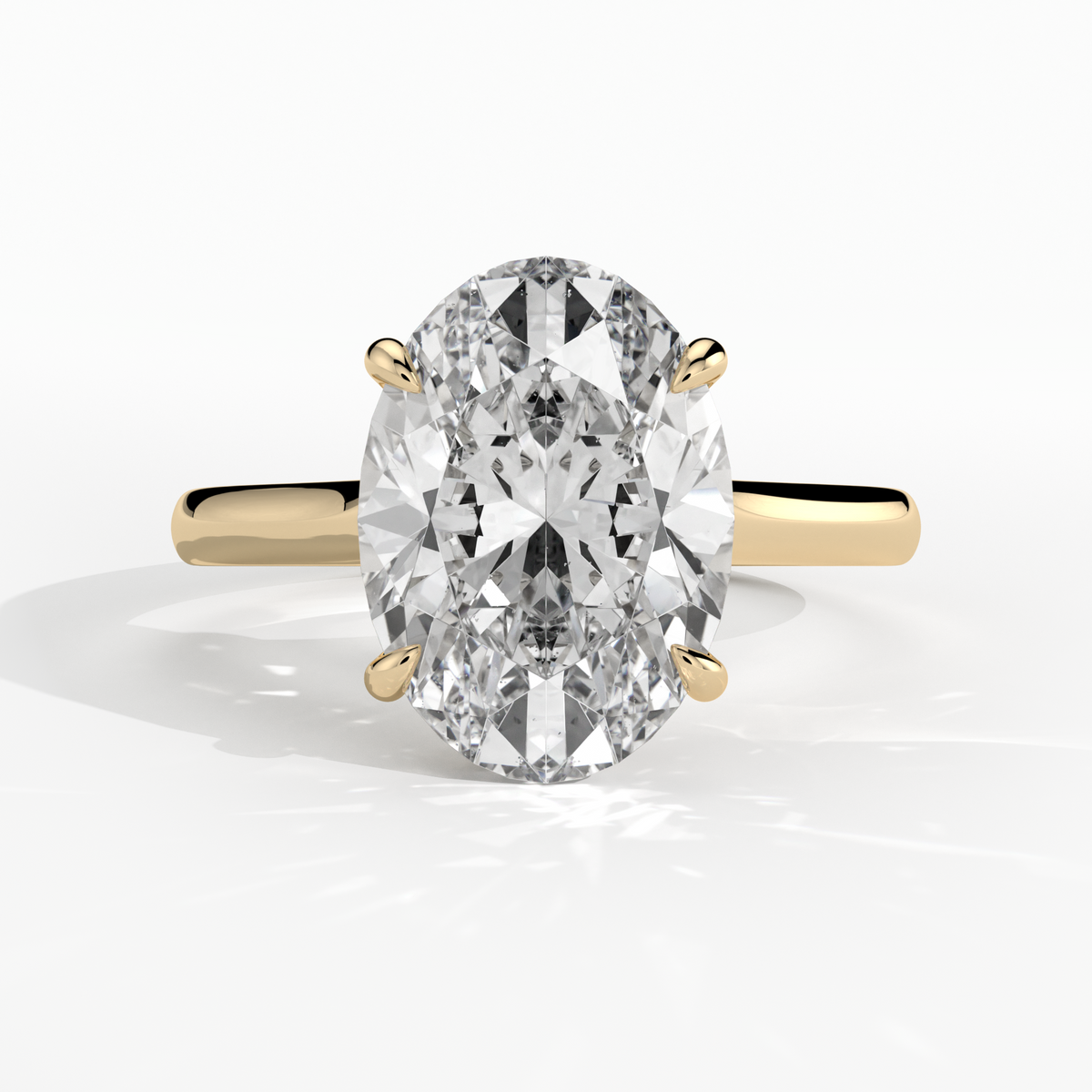 New-Adore Oval 3ct 18YG