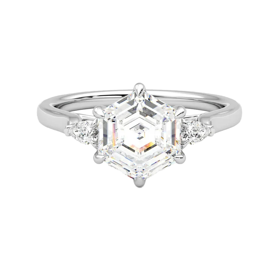 Hazel Hexagonal • Platinum