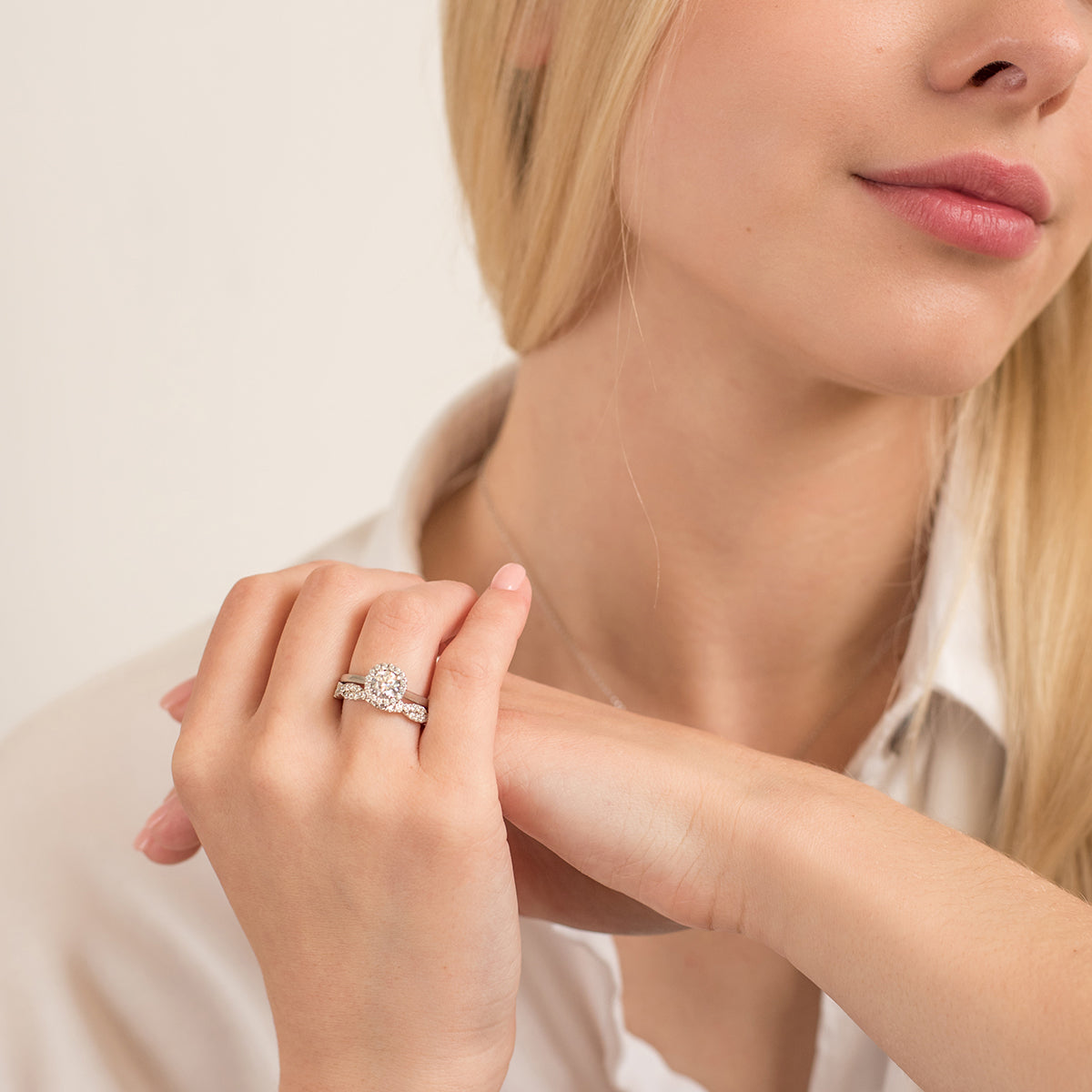 a girl is brushing her teeth with a toothbrush