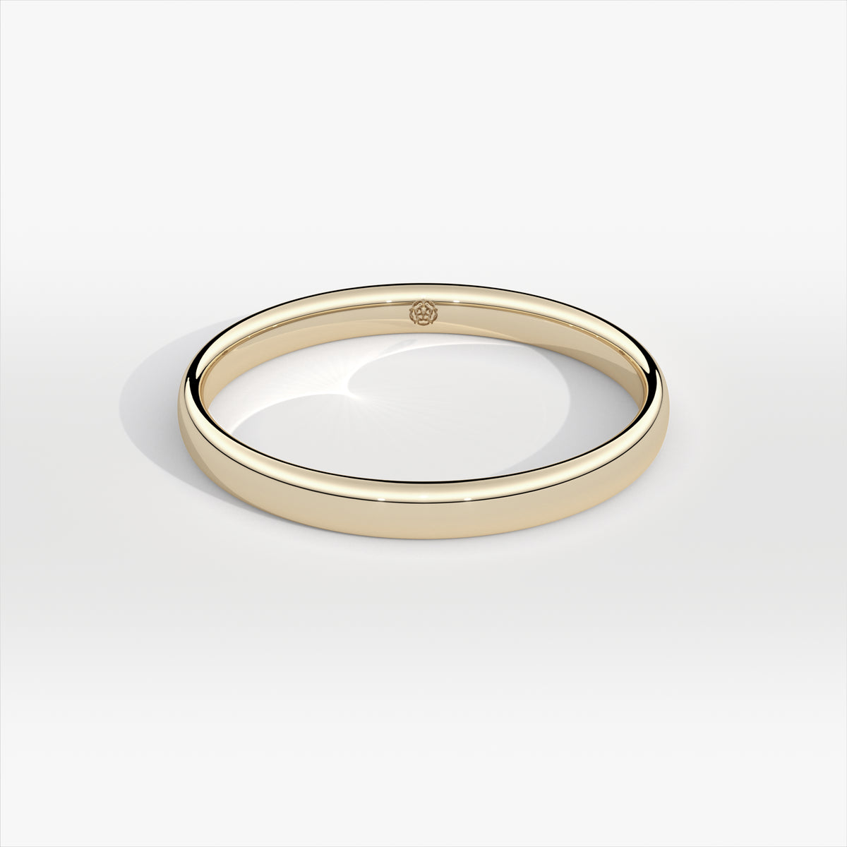 2.5mm Classic Court 9ct Yellow Gold Wedding Ring
