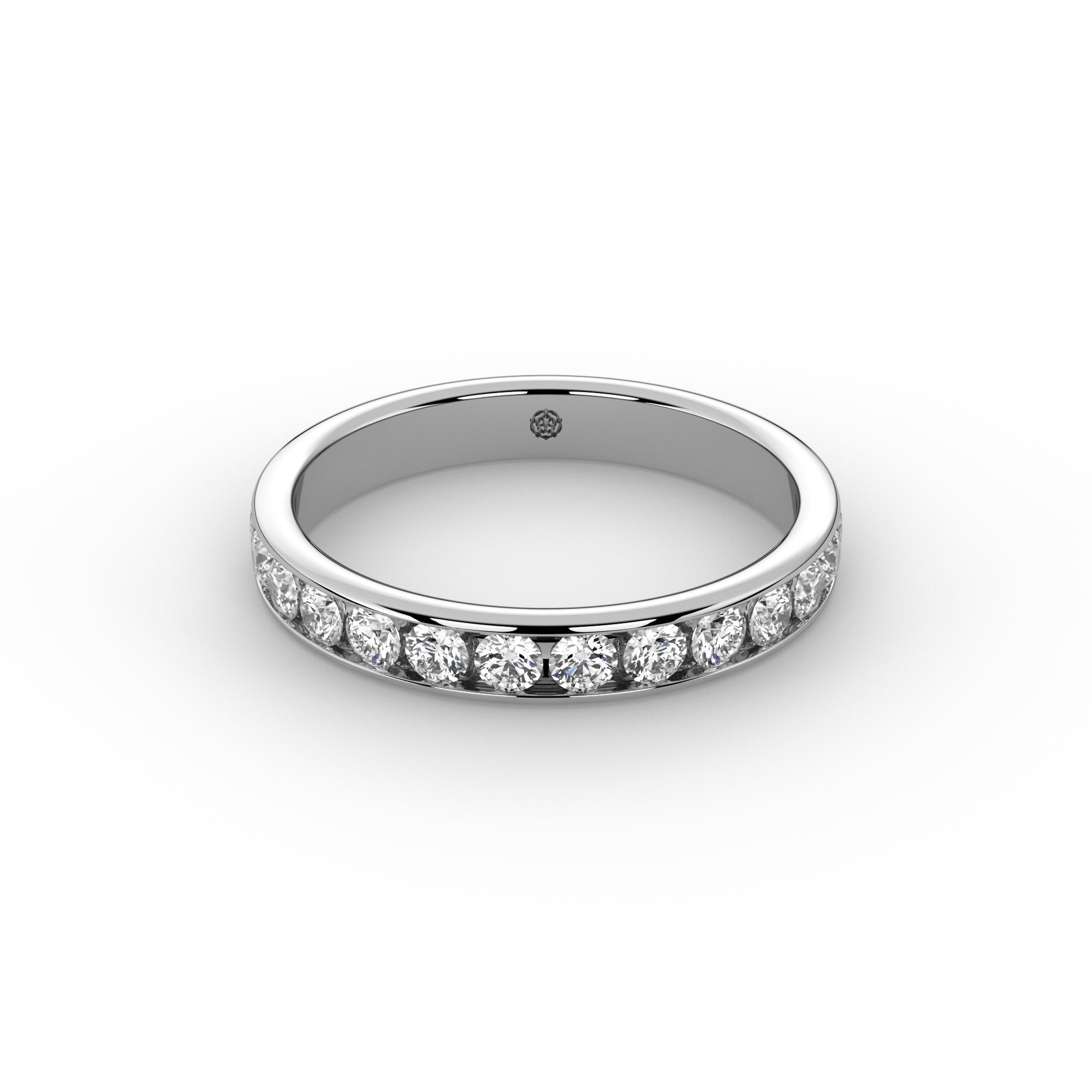 0.50ct Channel Half Set Diamond Ring
