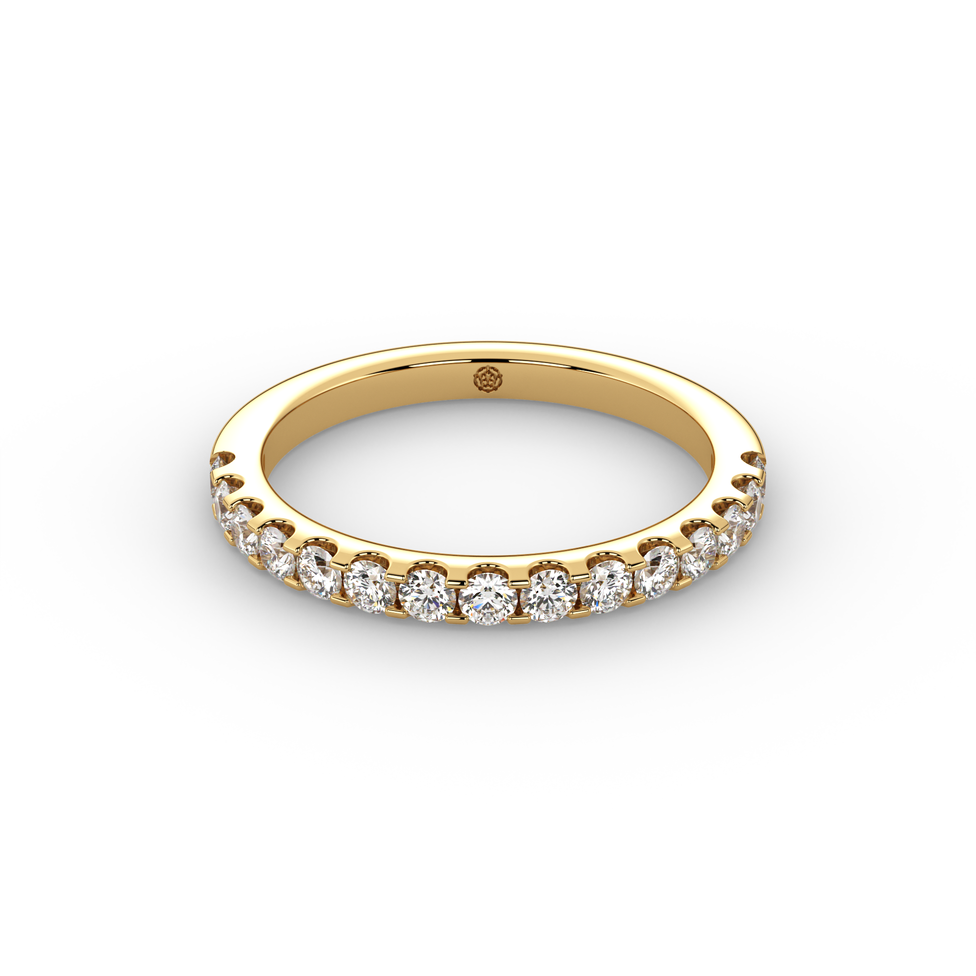 0.50ct Precision Half Set Diamond Ring Gold