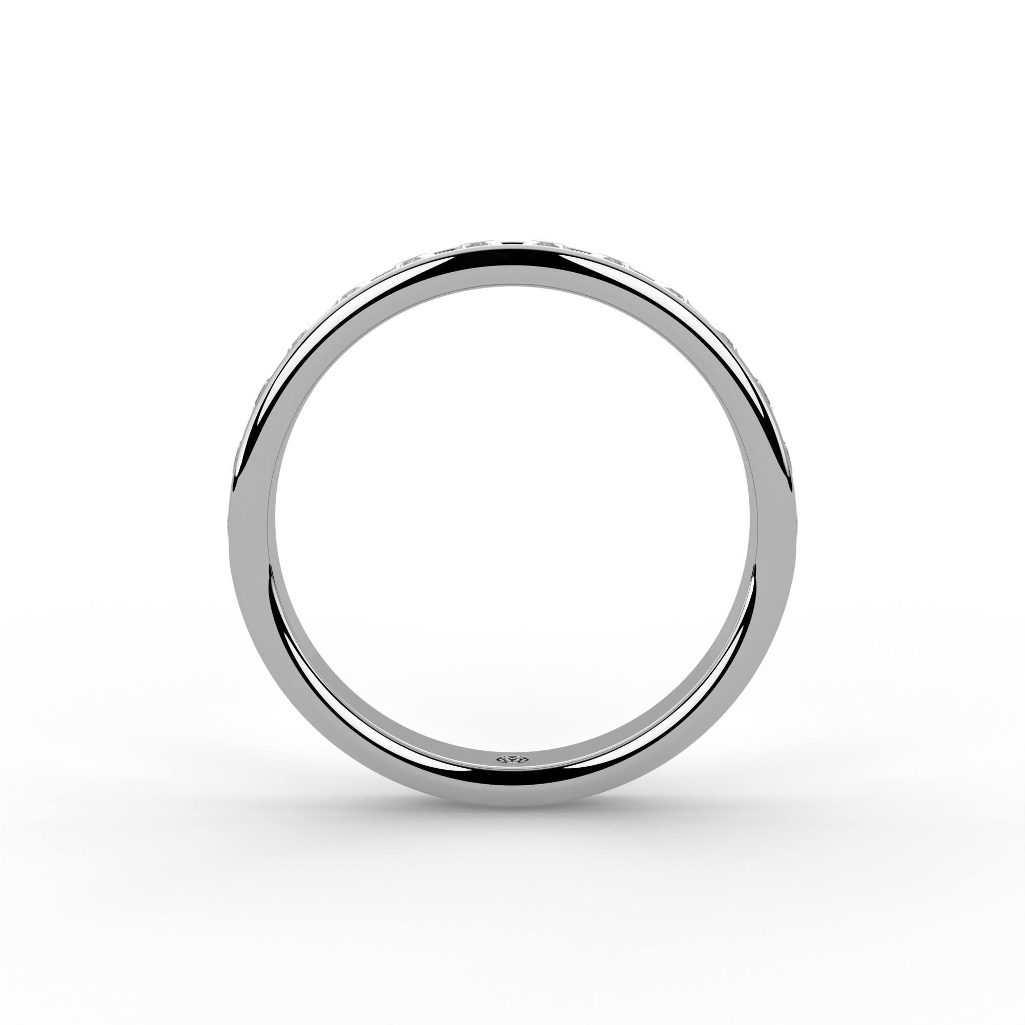 0.50ct Channel Half Set Diamond Ring