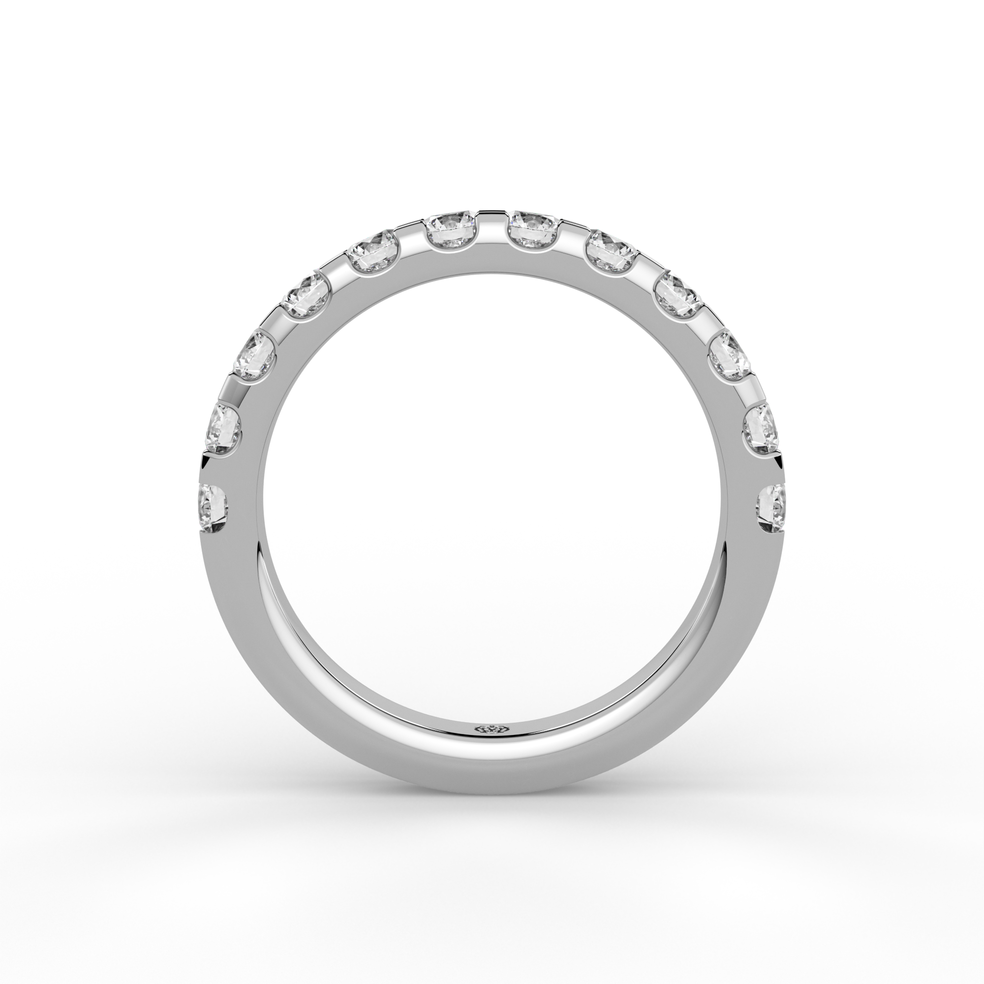 1.00ct Precision Half Set Diamond Ring