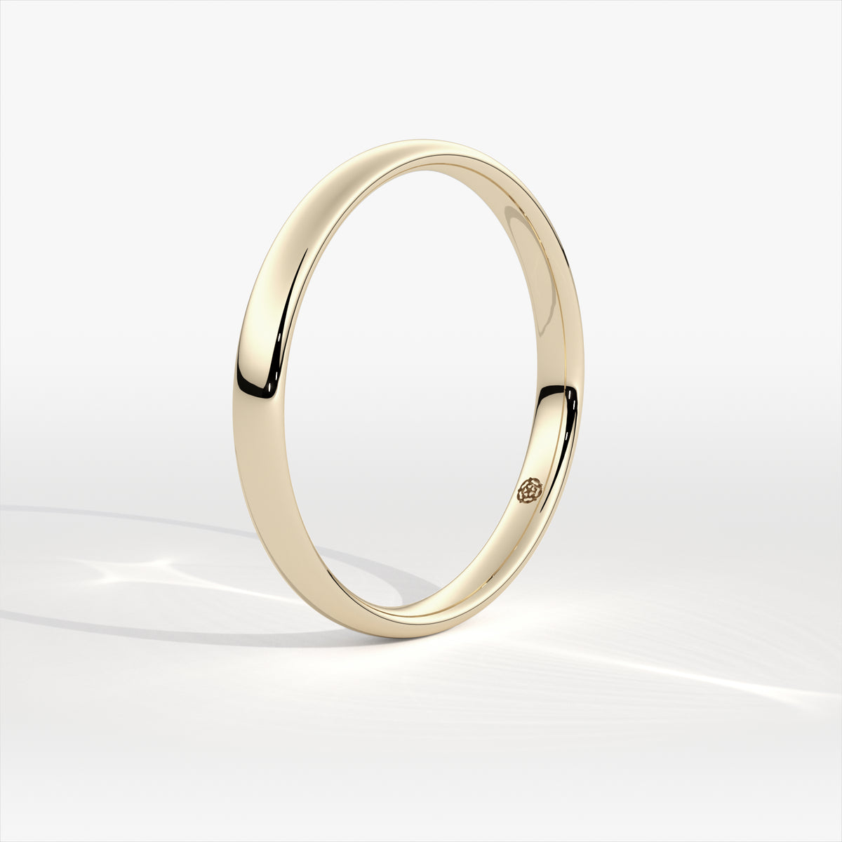 2.5mm Classic Court 9ct Yellow Gold Wedding Ring