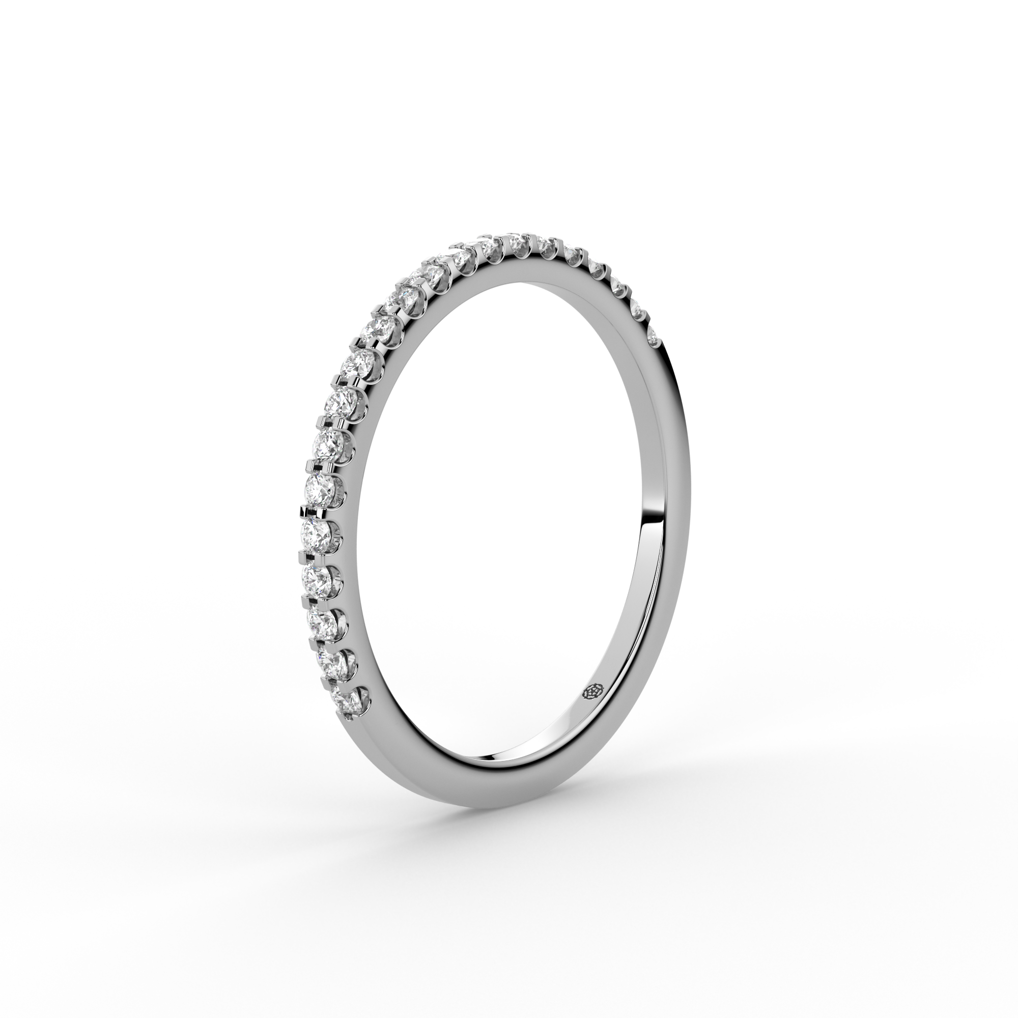 0.15ct Precision Half Set Diamond Ring