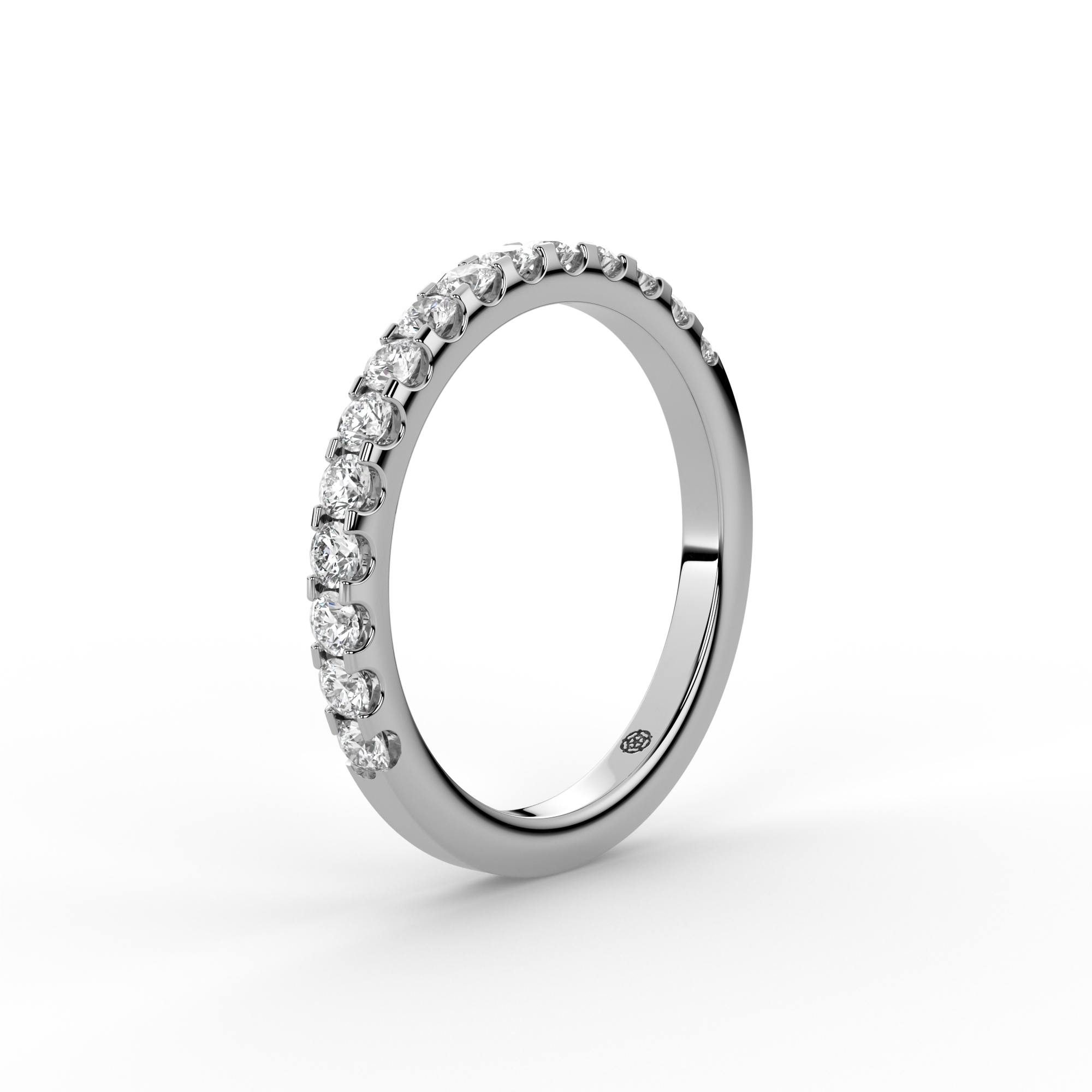 0.50ct Precision Half Set Diamond Ring