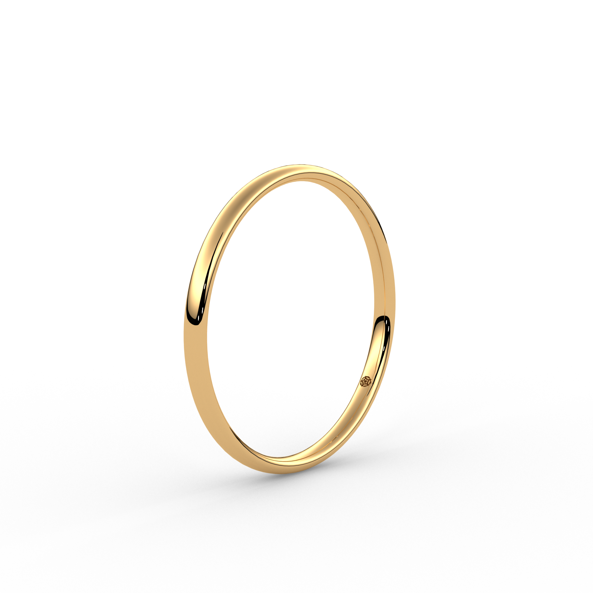 1.5mm Classic Court 18ct Yellow Gold Wedding Ring