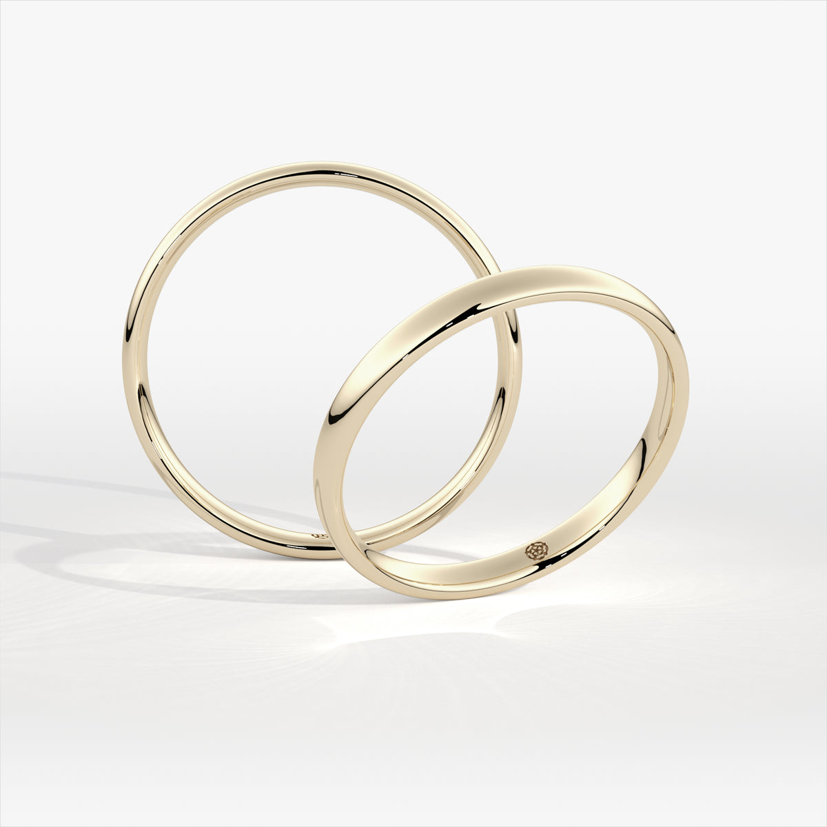 2.5mm Classic Court 9ct Yellow Gold Wedding Ring